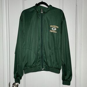 NFL Pro Line Green Bay Packers VTG 90's Champion Men's Mesh Jacket Full Zip M